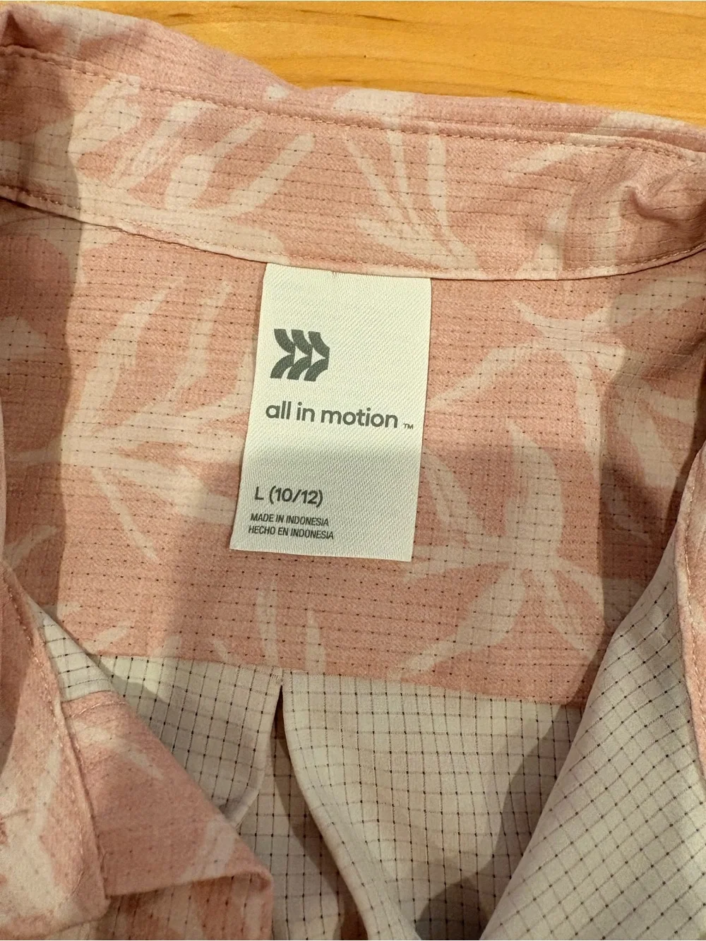 Youth L Floral Button Up Top